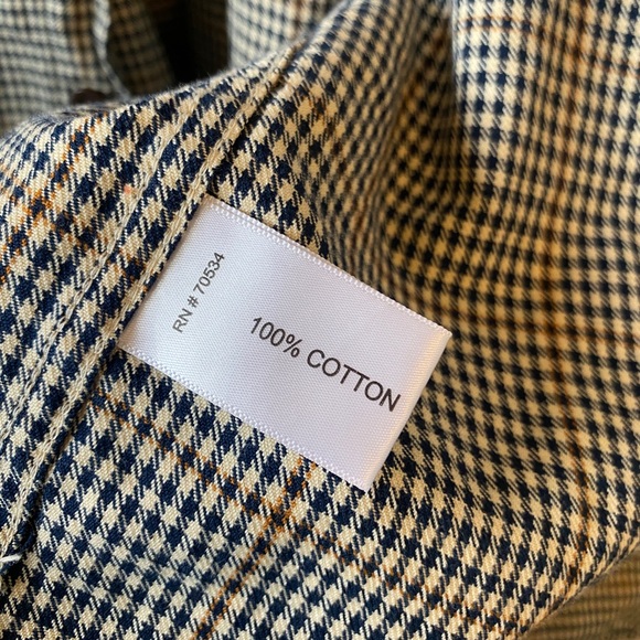 Orvis Houndstooth Men’s Button Down Shirt XXL - Picture 3 of 5